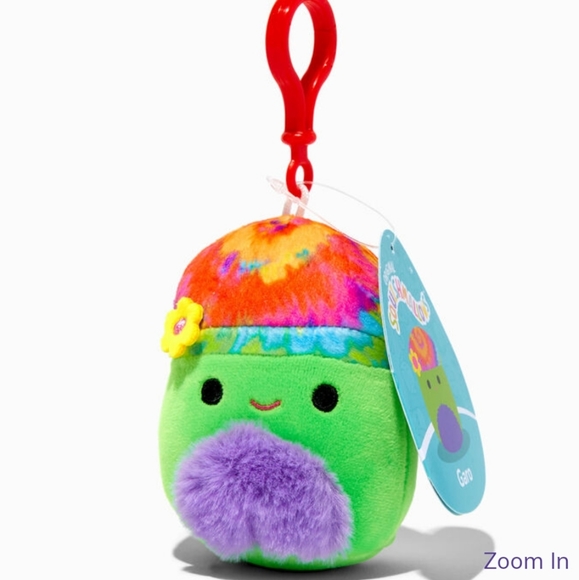 3.5" Clip-On Garo the Blacklight Reactive Mushroom Squishmallow - Picture 2 of 4